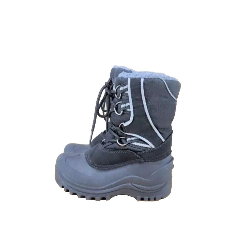 Itasca Sonoma Little Kid Frost Winter Boots‎ Size 3 Black Insulated Duck Boot